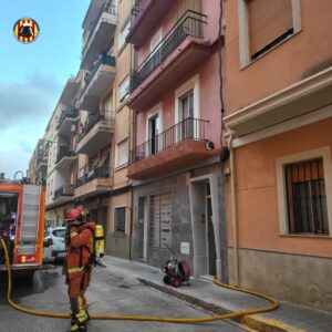 Incendio de una vivienda en Moncada